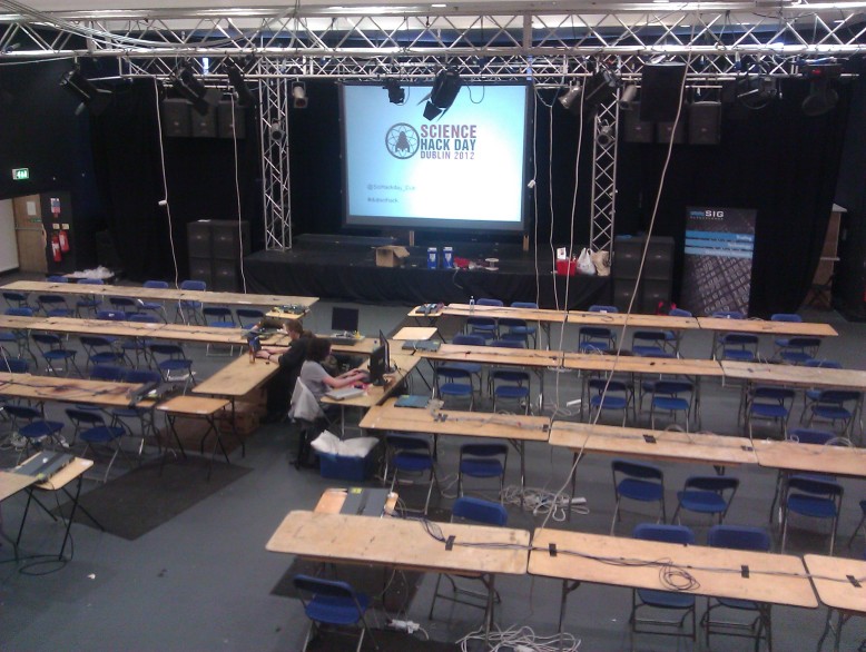 Before the hackday begins The venue before the day starts