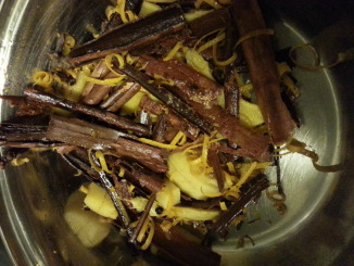 The sad remains after the syrup is done.