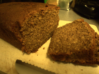 Look at that lovely cake. All the flavours of Chrismas, with no hidden fruit.