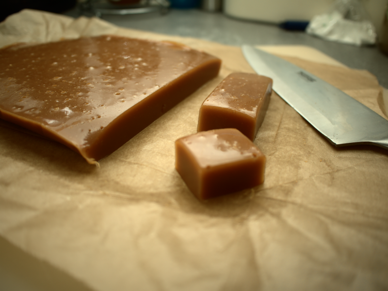 Shiny, sticky, sweet sweet, salted caramels